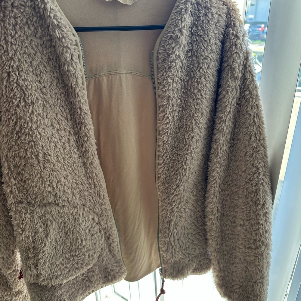Lululemon Athletica Beige Teddy Jacket
